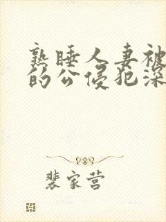 熟睡人妻被讨厌的公侵犯深田咏美封面