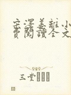 宋泽姜离小说免费阅读全文最新章节