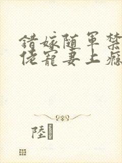 错嫁随军禁欲大佬宠妻上瘾封面