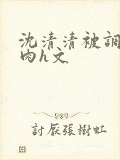 沈清清被调教的肉h文封面