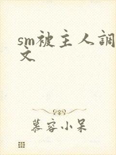 sm被主人调教文