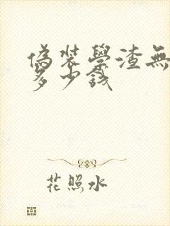 伪装学渣无删减多少钱封面