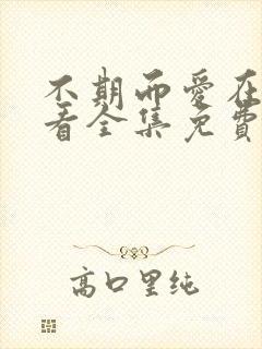 不期而爱在线观看全集免费播放