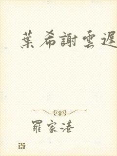 叶希谢云迟晚梨