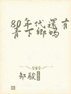 80年代还有知青下乡吗