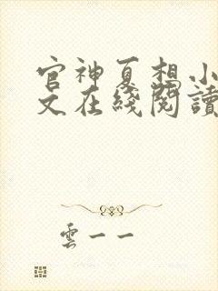 官神夏想小说全文在线阅读