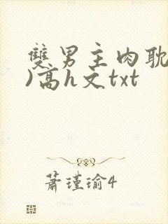 双男主肉耽(h)高h文txt