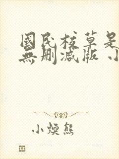 国民校草是女生无删减版 小说