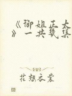 《御姐正太御姐》一共几集