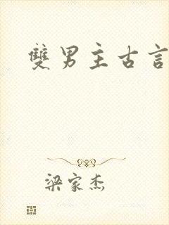 双男主古言封面