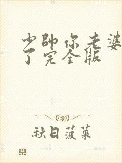 少帅你老婆又跑了完全版