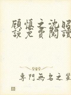 顾慎之沈昭凝小说免费阅读最新章节