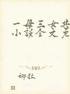 一母三女共一婿小说全文免费阅读