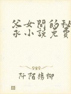 父女间的秘密赵永小说免费阅读