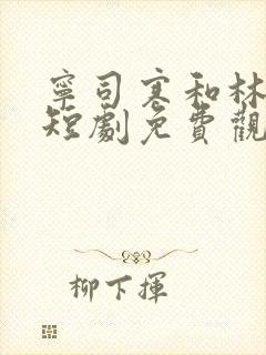 宁司寒和林妩的短剧免费观看