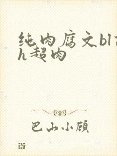 纯肉腐文bl高h超肉