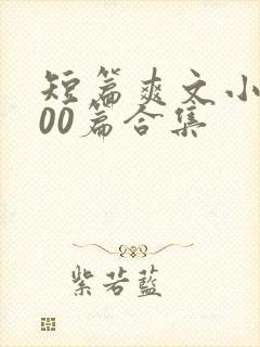 短篇爽文小说500篇合集封面