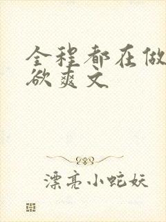 全程都在做的肉欲爽文