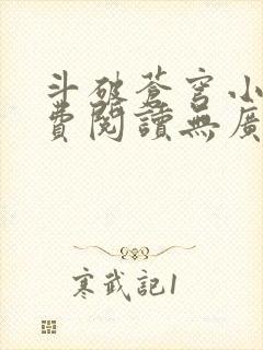 斗破苍穹小说免费阅读无广告无弹窗封面