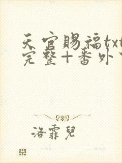 天官赐福txt完整+番外下载