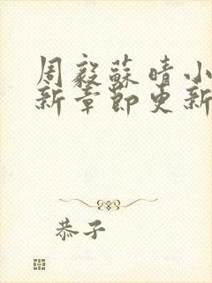 周毅苏晴小说最新章节更新时间