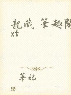 龙藏 笔趣阁txt