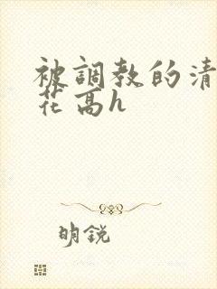 被调教的清纯校花高h封面