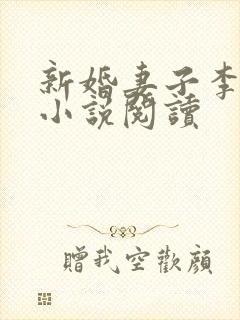 新婚妻子李芷珊小说阅读