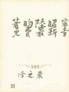 萧昀陆昭宁全文免费最新章节阅读