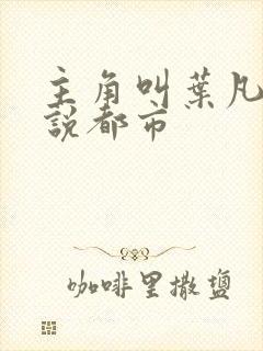 主角叫叶凡的小说都市