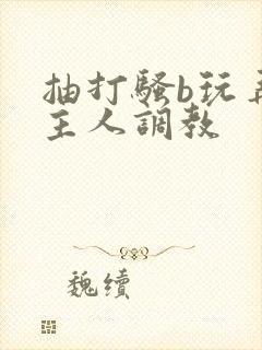 抽打骚b玩弄被主人调教