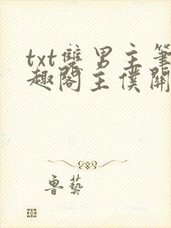 txt双男主笔趣阁主仆关系