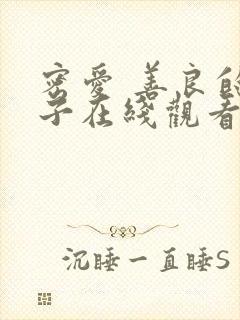 密爱 善良的嫂子在线观看中文字幕封面