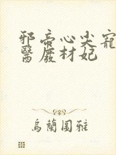 邪帝心尖宠,鬼医废材妃