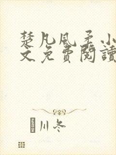 楚凡风柔小说全文免费阅读最新章节