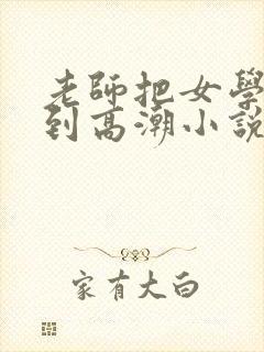 老师把女学生揉到高潮小说