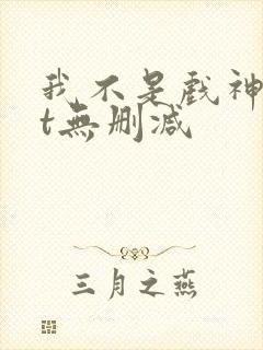 我不是戏神txt无删减