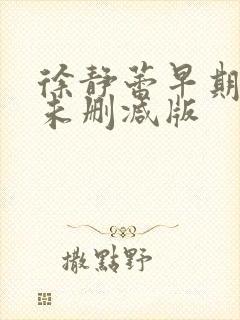 徐静蕾早期三级未删减版