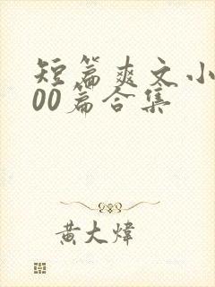 短篇爽文小说500篇合集封面