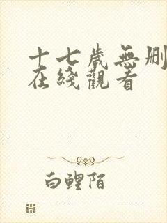 十七岁无删减版在线观看