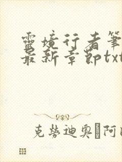 灵境行者笔趣阁最新章节txt封面