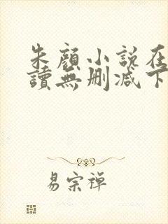 朱颜小说在线阅读无删减下载封面