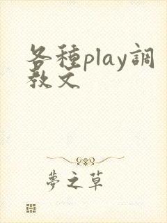 各种play调教文