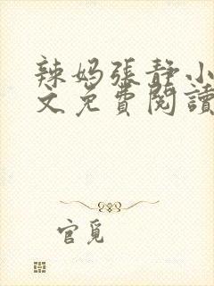 辣妈张静小说全文免费阅读最新章节