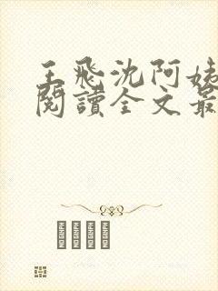 王飞沈阿姨免费阅读全文最新章节