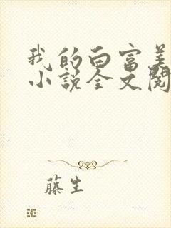 我的白富美老婆小说全文阅读