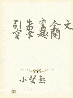 引朱鸾全文无弹窗笔趣阁封面