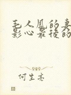 毛人凤的妻子向影心最后的结局