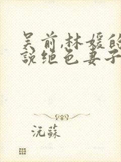 吴前,林媛的小说绝色妻子封面