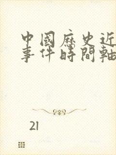 中国历史近代史事件时间轴